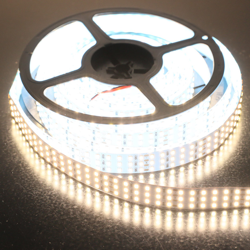 12V 24V 2835 White Three Row LED Strip 360LEDs/m Super Bright LED Tape Light 12V 24V 2835 White Three Row LED Strip 360LEDs/m Super Bright LED Tape Light